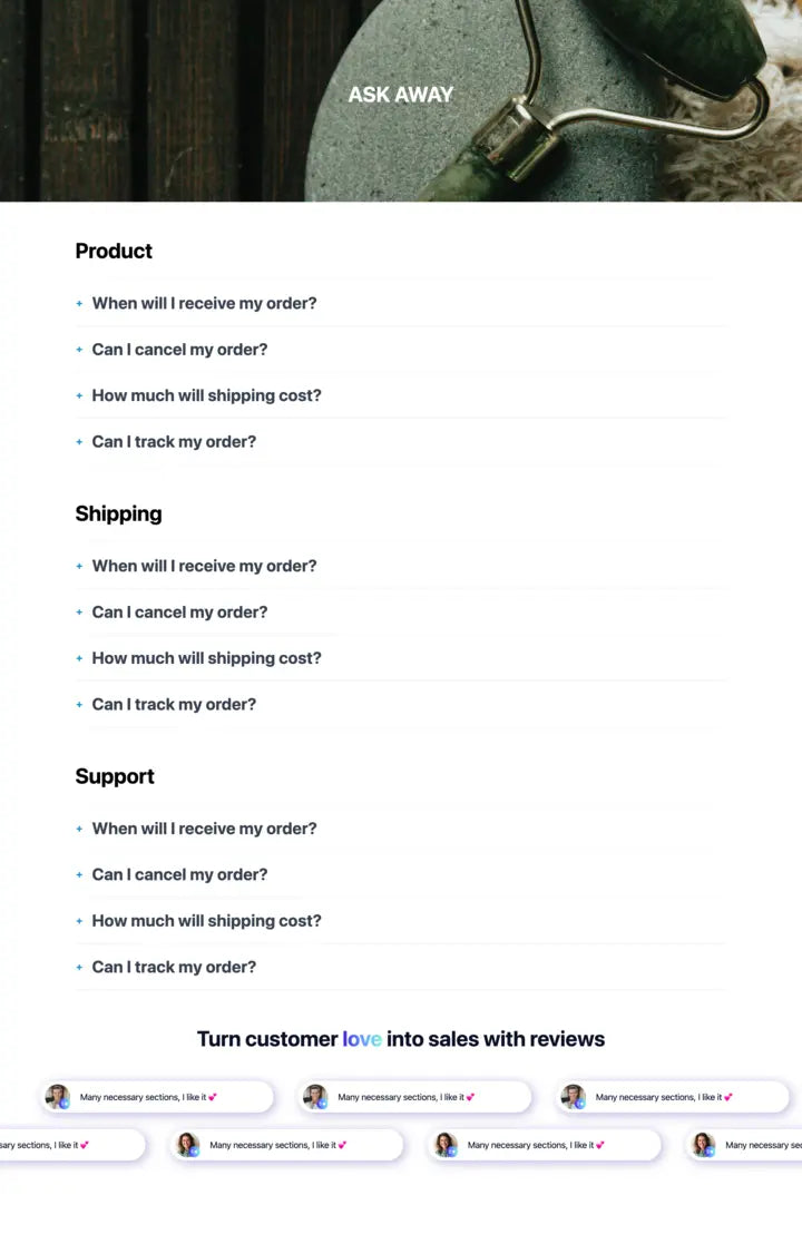 Template: FAQs - FAQs 01